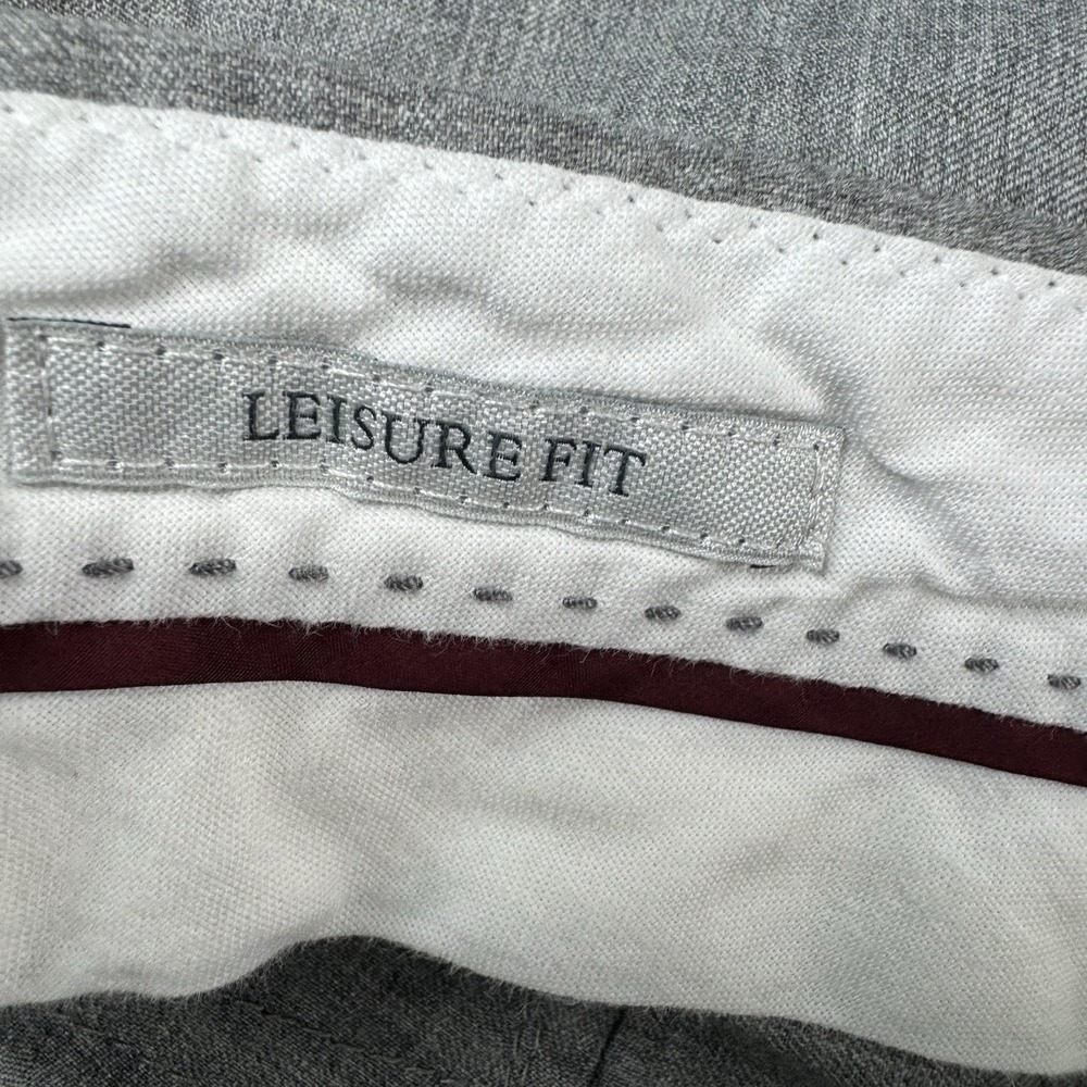 Brunello Cucinelli Gray Pleated Cuffed Wool Men's Trouser 36x26 - Picture 6 of 9